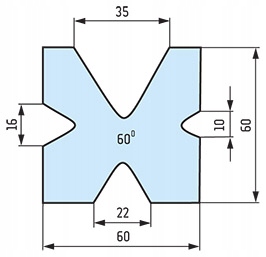 MATRYCA do prasy krawędziowej TYP AMADA/415/NOWY