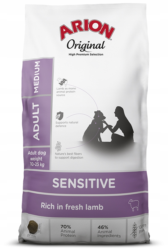 Levně Arion Original Adult Medium Lamb 12 kg – s jehněčím masem