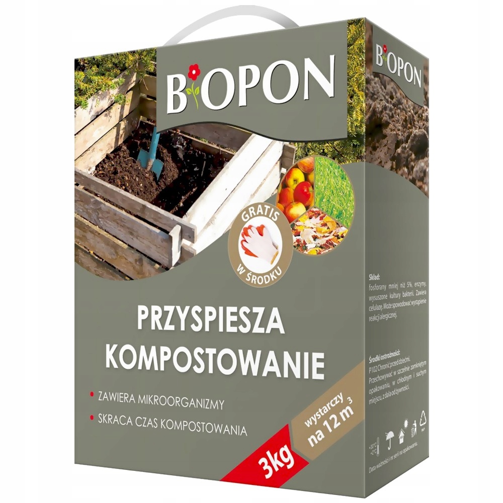 

Biopon Bakterie Kompostowe do Kompostowania 3 kg
