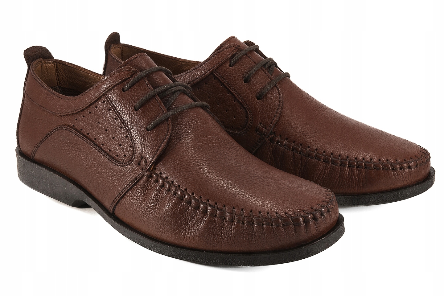 T.sokolski Sar W21-900 Pánské Kožené Návštěvní Polobotky, hnědé, hnědá, 40