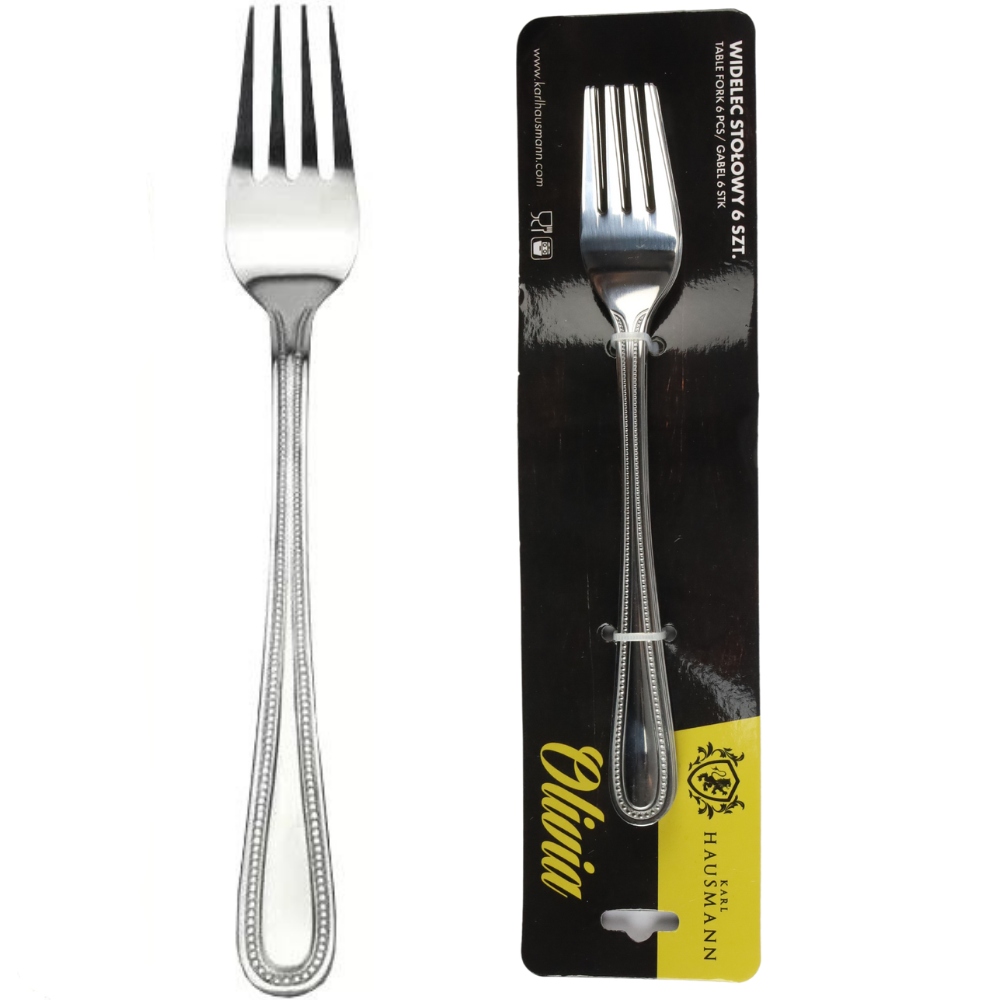 WIDELEC STOŁOWY SZTUĆCE 6szt WIDELCE POŁYSK STAL