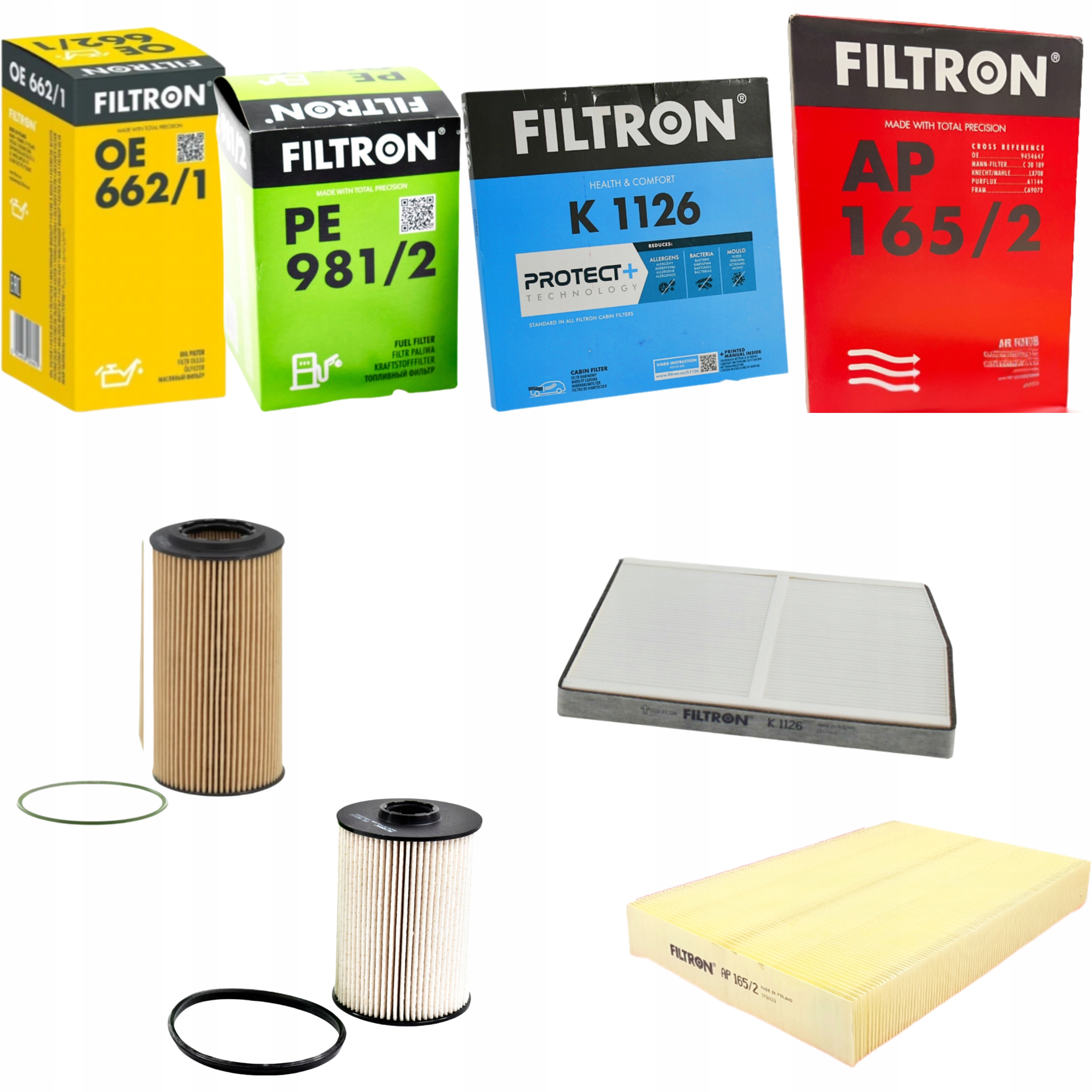 Sada Filtrů Filtron Volvo S60 S80 V70 II XC70 2.4D D5