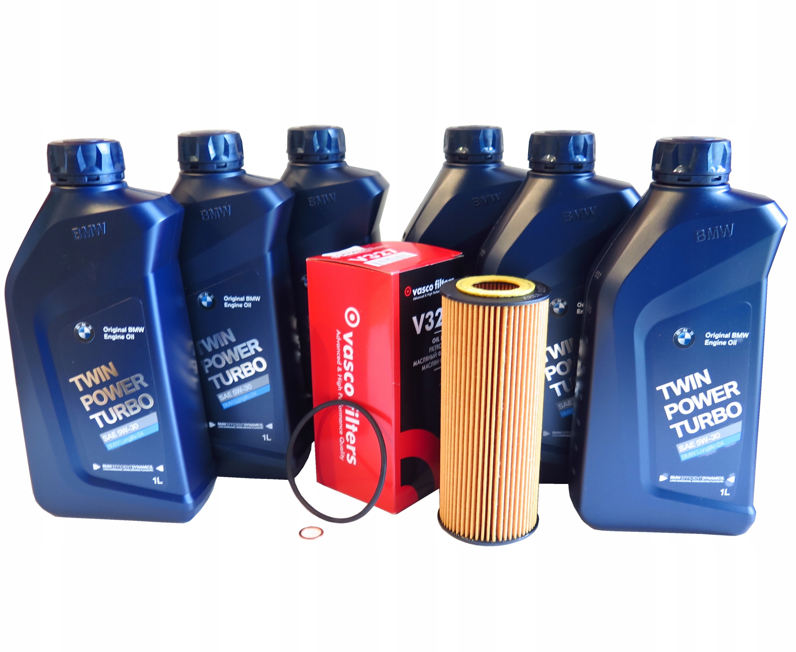 OLEJ BMW 5W-30 6L + FILTR DO BMW E81 E87 1.8 2.0 D