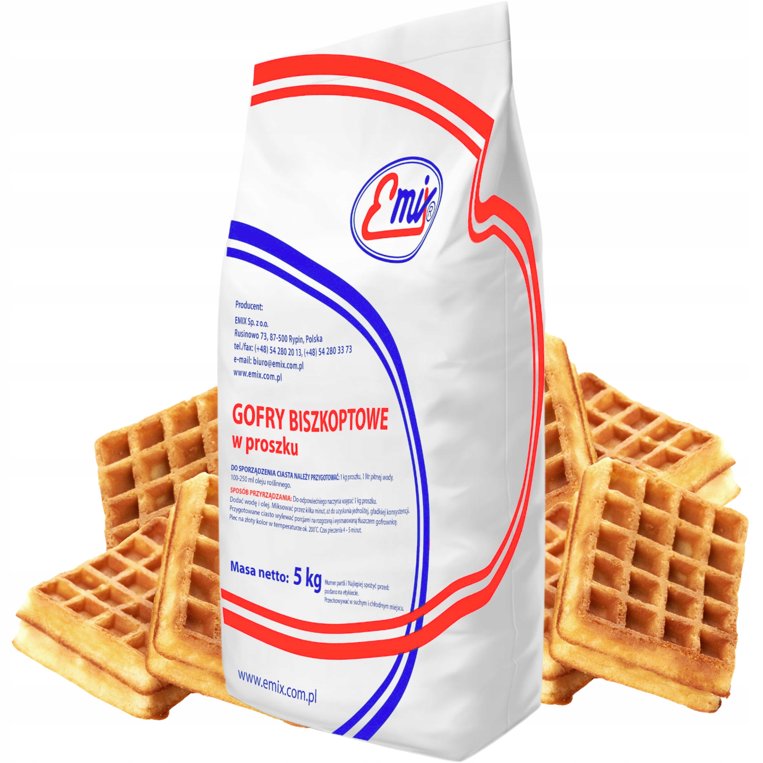 Levně Emix Směs Těsto na piškotové vafle 5 kg