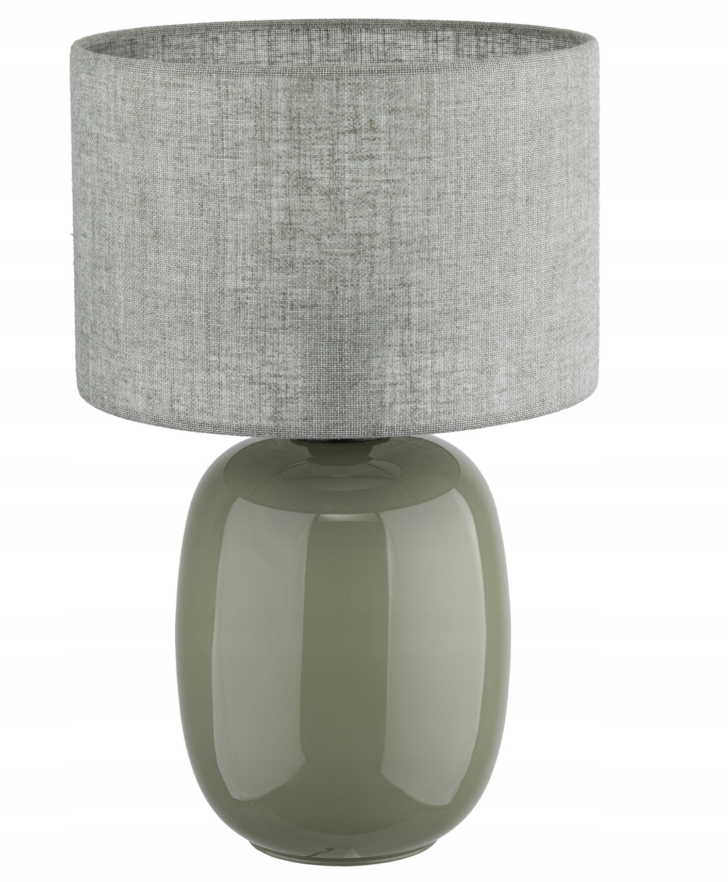 Nočná lampa s tienidlom Melody Olive zelená 1XE27