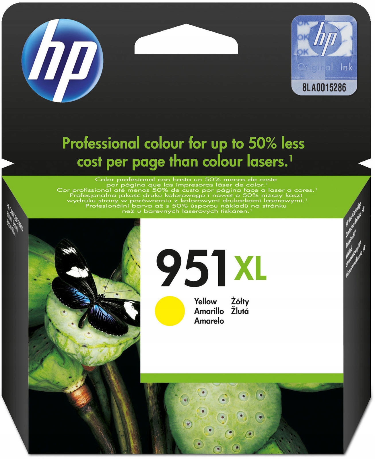 Hp 951XL žlutý inkoust (CN048AE) originál