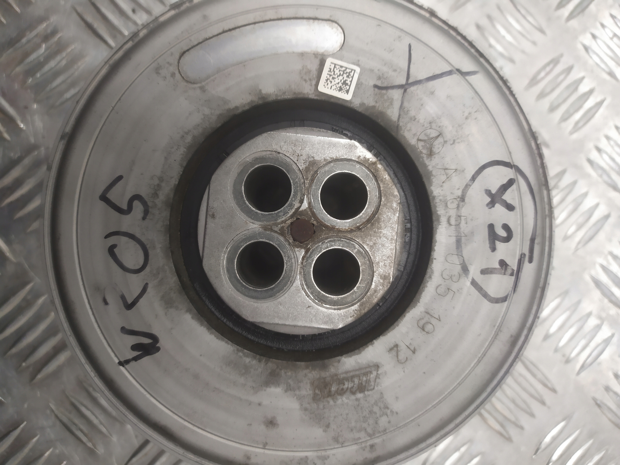 MERCEDES W205 KOŁO PASOWE WAŁU A6510351912