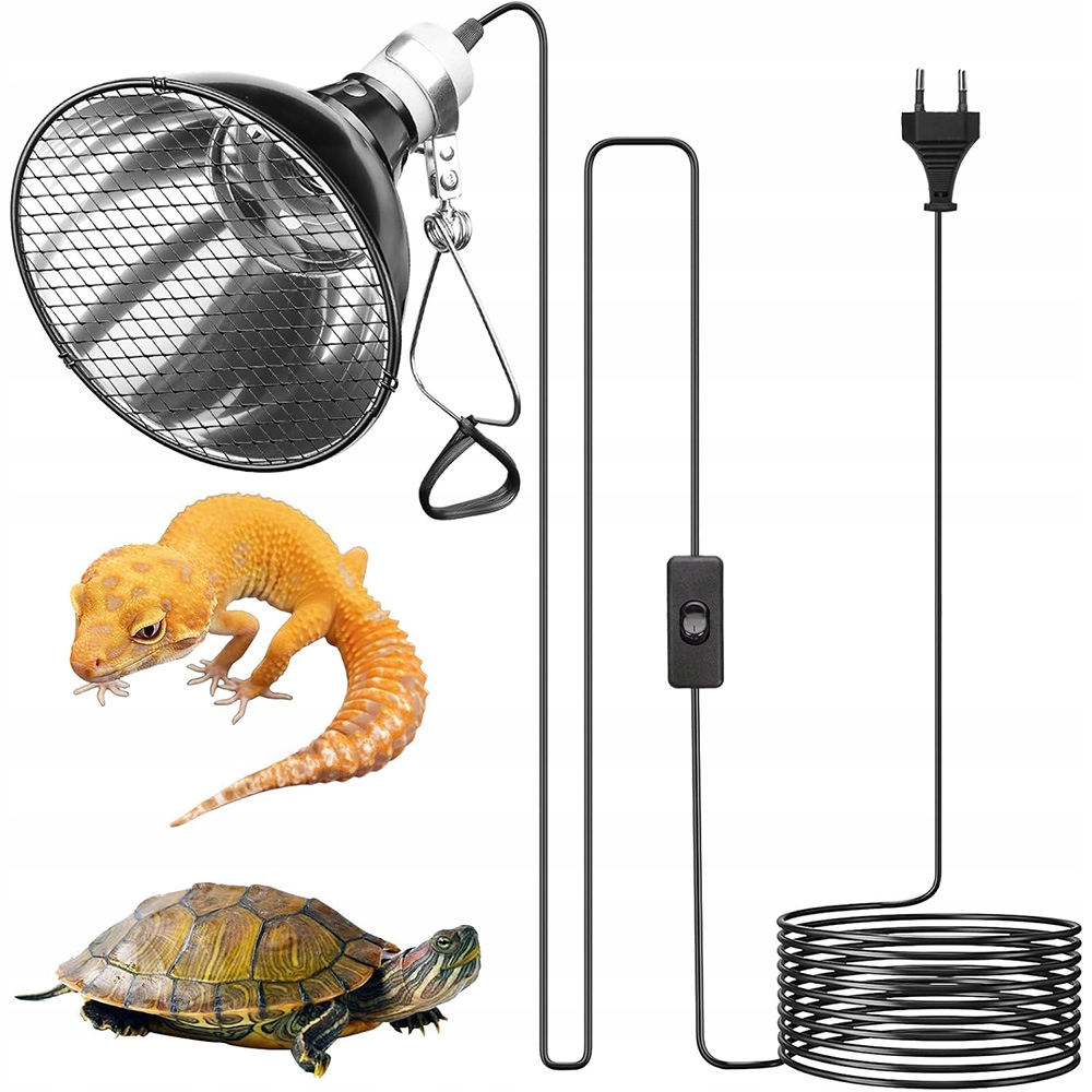 Topná Lampa Do Terária Želvy Ještěrky Keramický Držák Uva Uvb