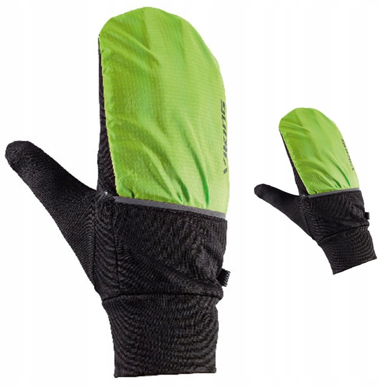Rękawice Rękawiczki z mini latarką Viking Vermont, r. 9, lampka Led, lime