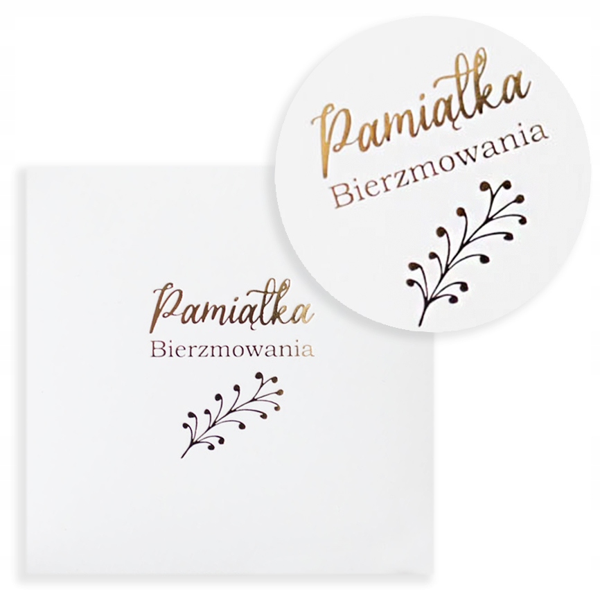 

Etui na płytę CD/DVD Pamiątka Bierzmowania