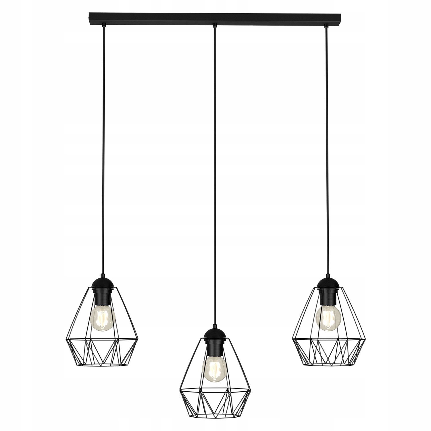 Závěsná lampa Luminex Bergen 3 světelné body E27
