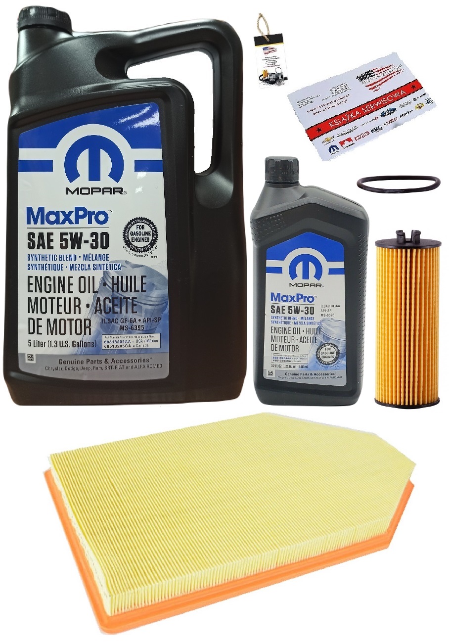 MOPAR 5W30 + FILTRY CHRYSLER 300 3,6 11-12