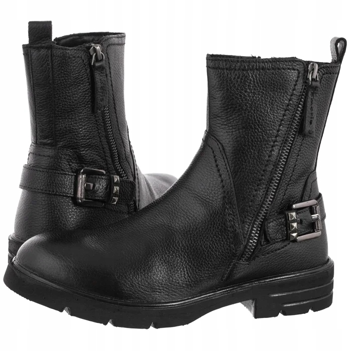 Dámské boty Boty Kotníkové Boty Obuv Tamaris Černá 1-25421-45 001 Černá