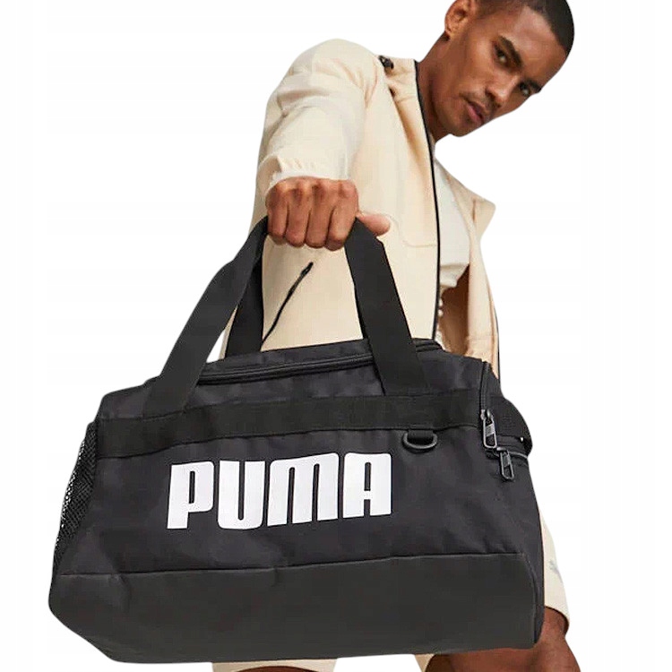 Torba sportowa treningowa Puma czarna na siłowię wyjazd trening basen