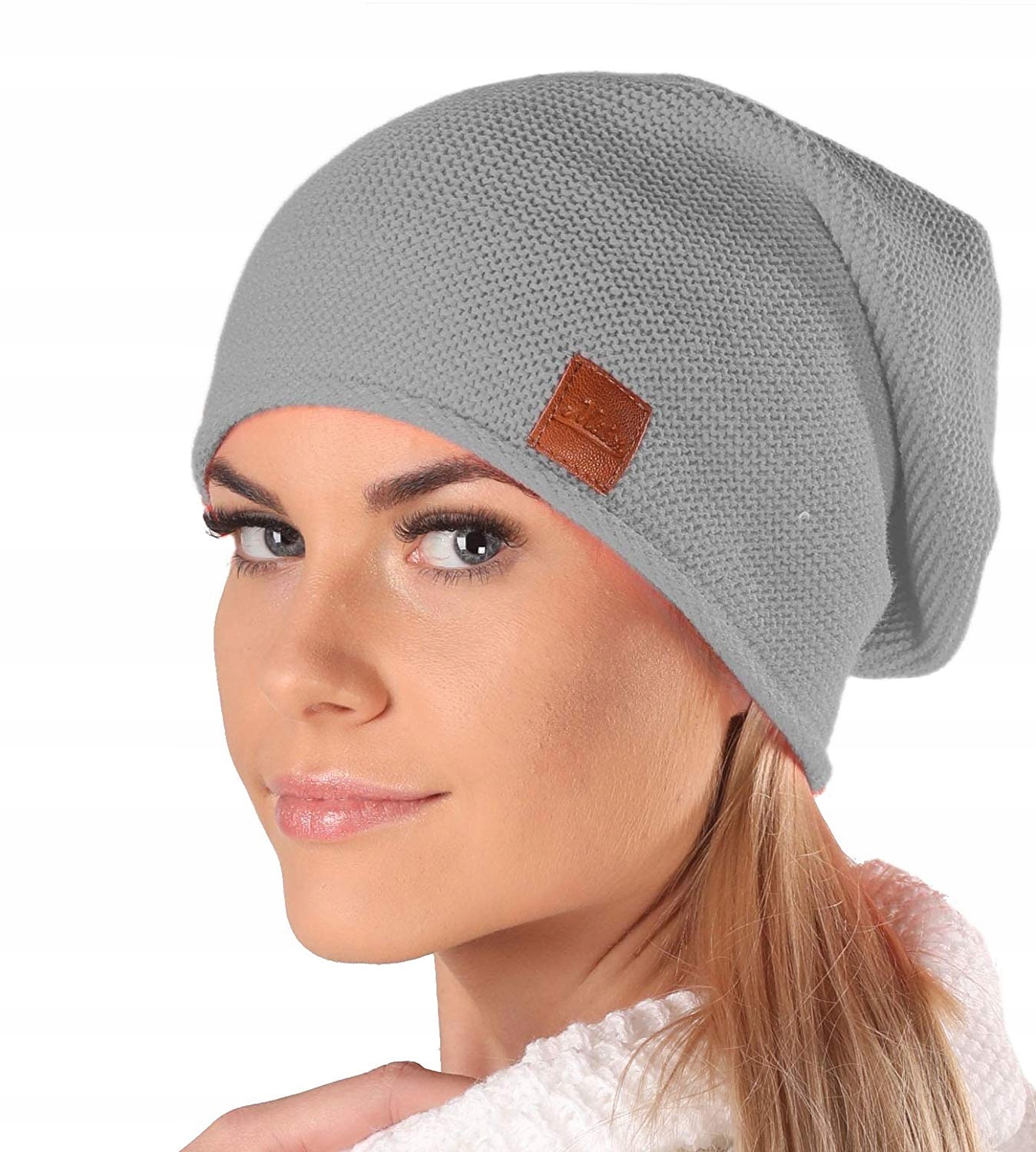 

Mikos Zimowa Polska Czapka Damska beanie 699 szara