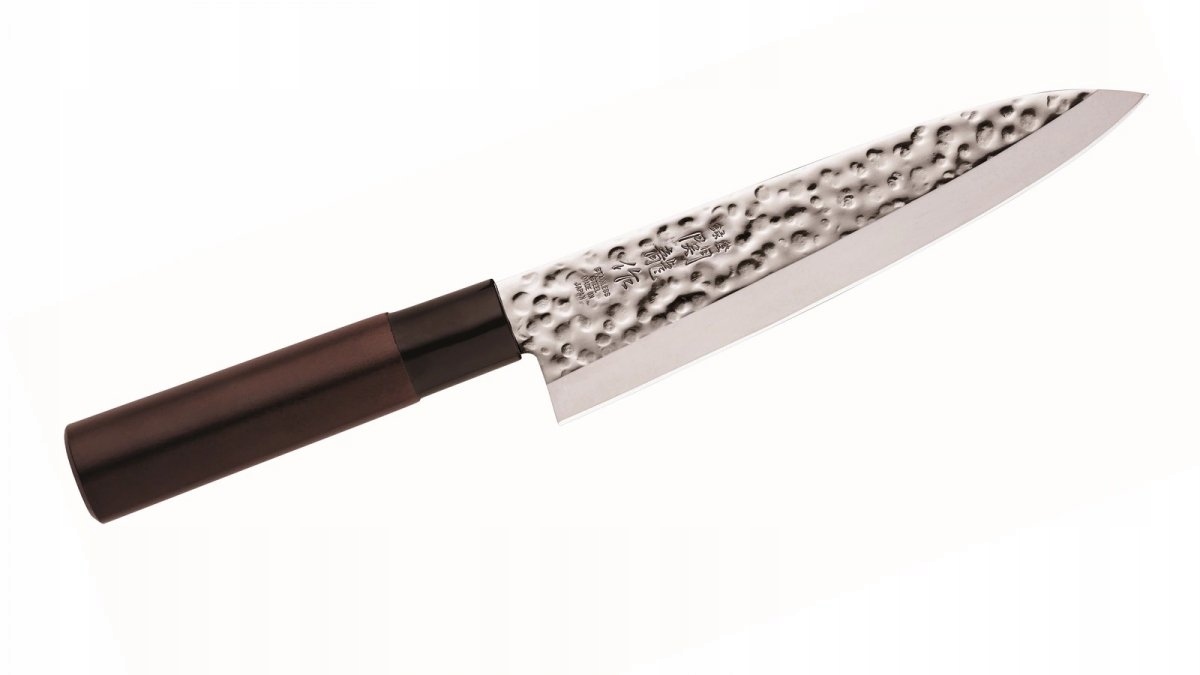 Nůž Šéfkuchaře Sekiryu Katei Hammered Gyuto 18 cm ocel