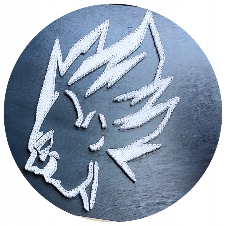 Vegeta Dragon Ball – Kreativní sada String Art Box