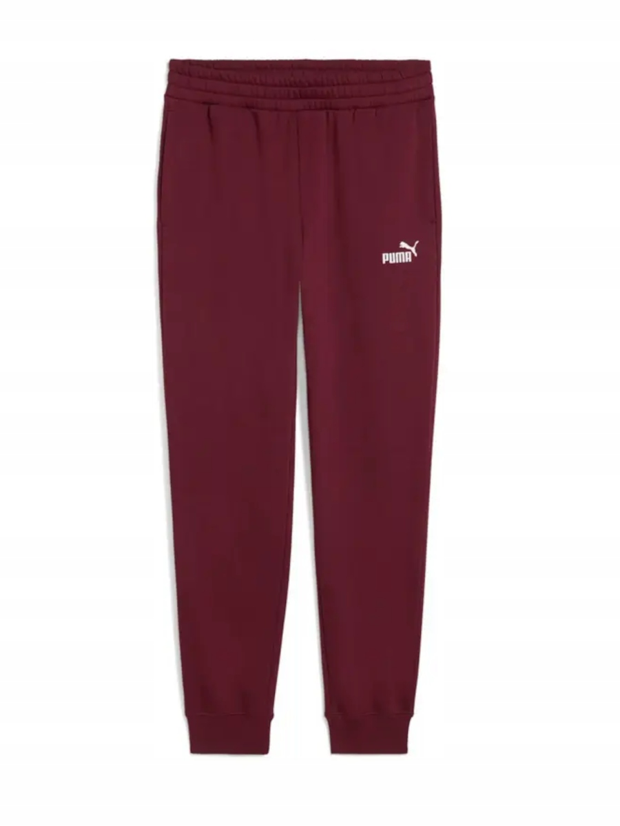 jogger kalhoty Puma pánské 682607-96 teplákové vínové bavlněné tepláky L