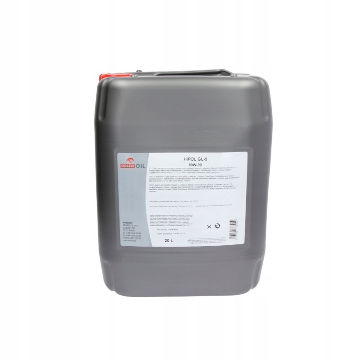 Prevodový Olej Orlen Hypol GL-5 80W90 20L