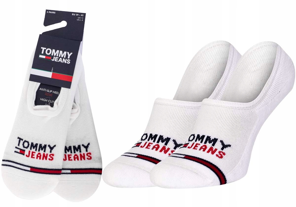 

Tommy Hilfiger Skarpetki Stopki 2 Pary White 39-42