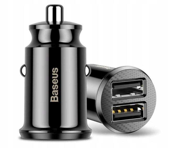 

Baseus Mocna Ładowarka Samochodowa 2xUSB 3,1A