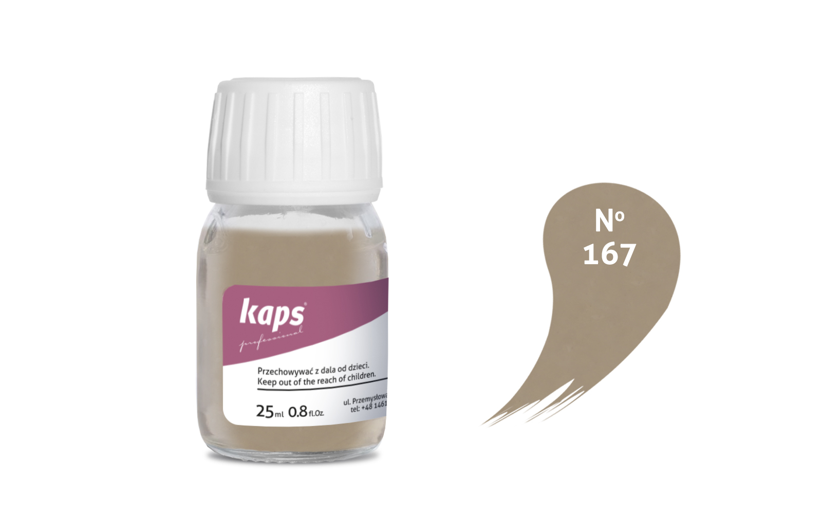 

Farba do skóry naturalnej i syntetycznej Kaps