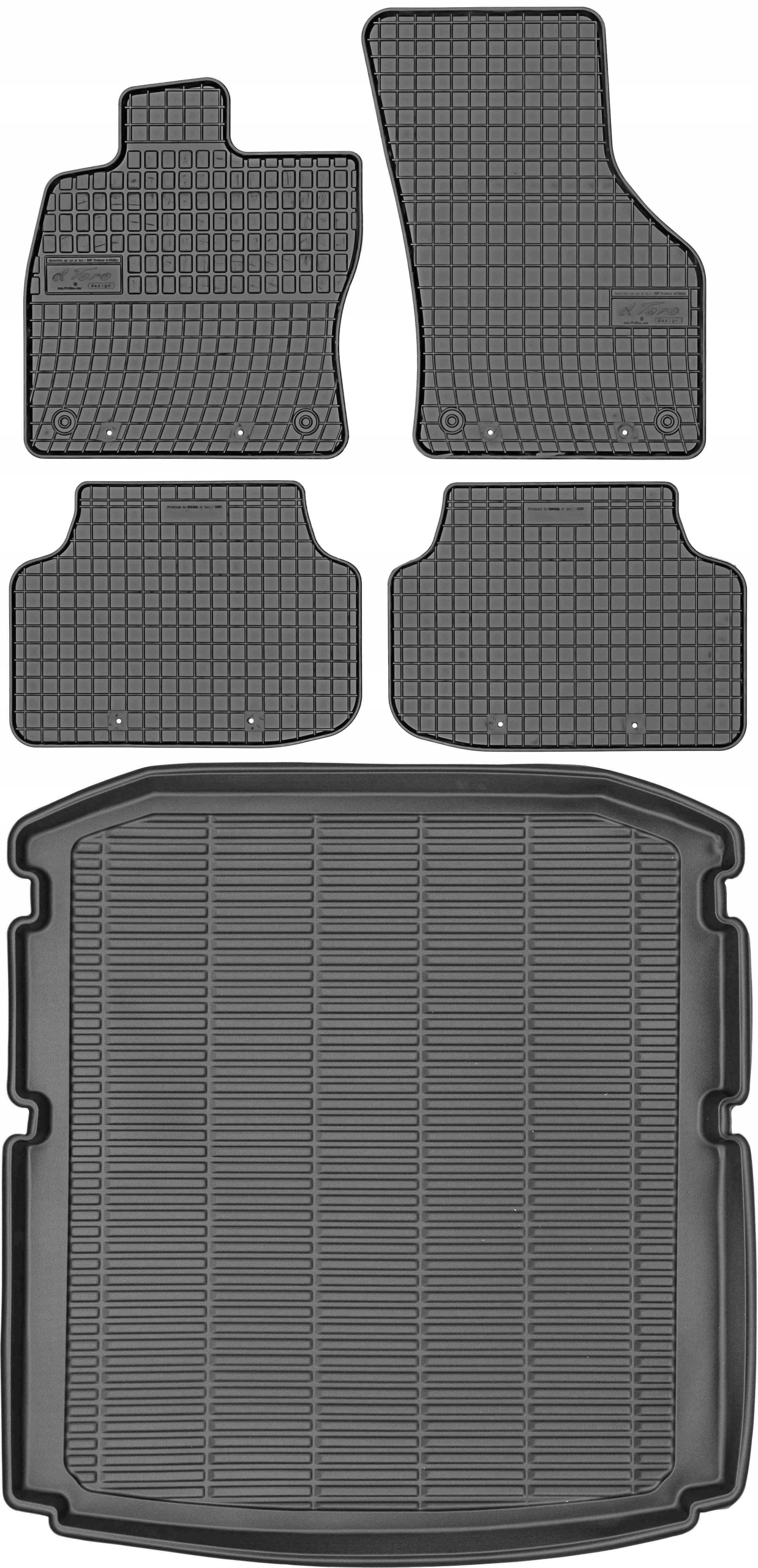 Škoda Octavia IV Com 2020- Gumové stierače rohož batožinového priestoru