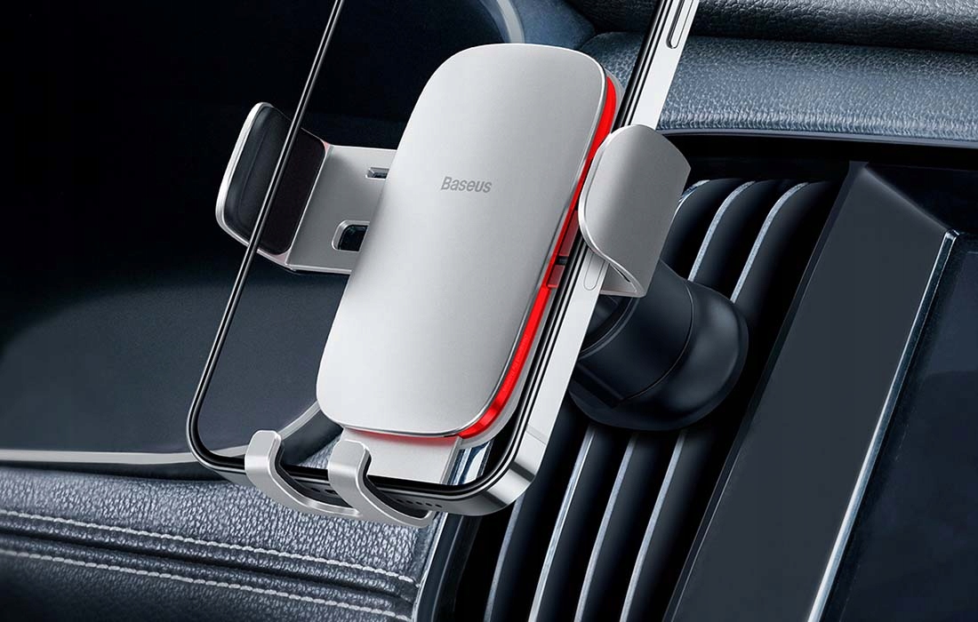Uchwyt na Telefon do Samochodu dla IPHONE XR X XS 7 8 2020 2022 11 12 13 14 Marka Baseus