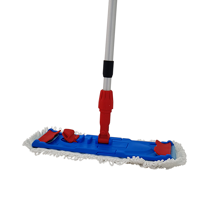 Zestaw wózek do sprzątania S4 dwa wiadra 2 x 15L + mop teleskopowy Informacje dodatkowe z mopem z prasą do wózka