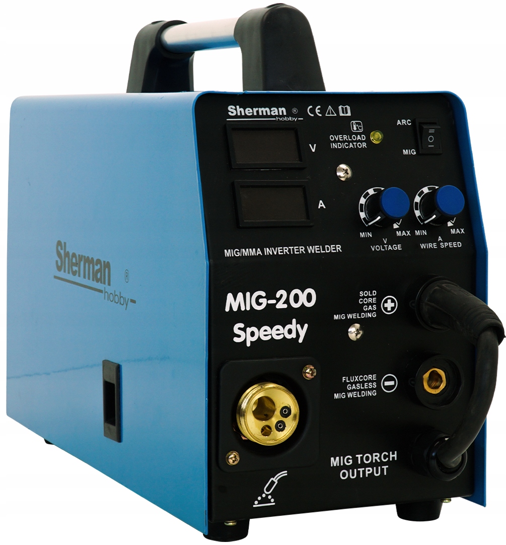 SPAWARKA 2w1 migomat MIG 200A MAG MMA FLUX ZESTAW EAN (GTIN) 5904624002349