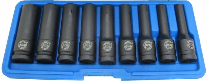 Nástavce Dlhé 78 mm Úderové Torx 1/2 Sada E10-E24 9ks H.c.b HCBA2229