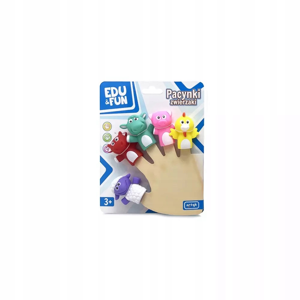 PACYNKI NA PALCE ZWIERZĘTA EDU&FUN 5 SZT Artyk