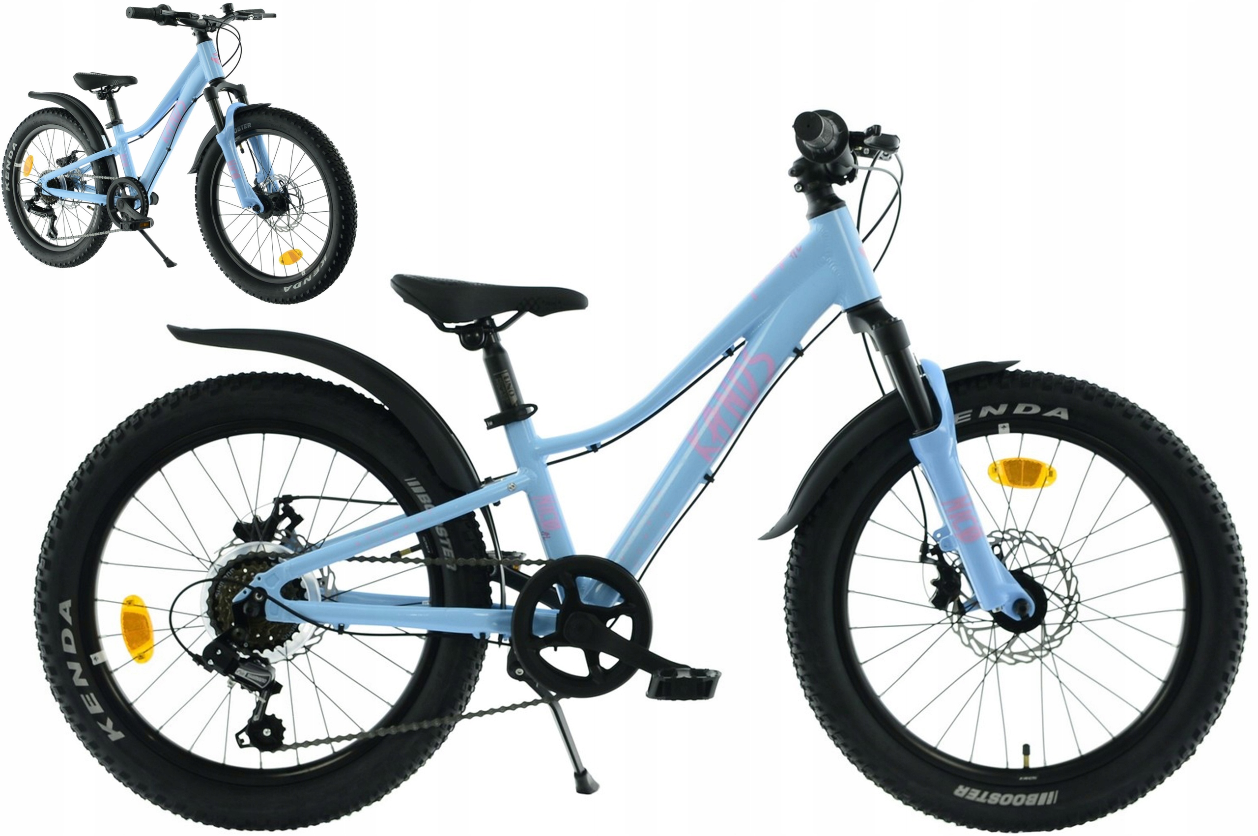 Rower dziecięcy 20" Kands Nico Am 2XT błękitny R25