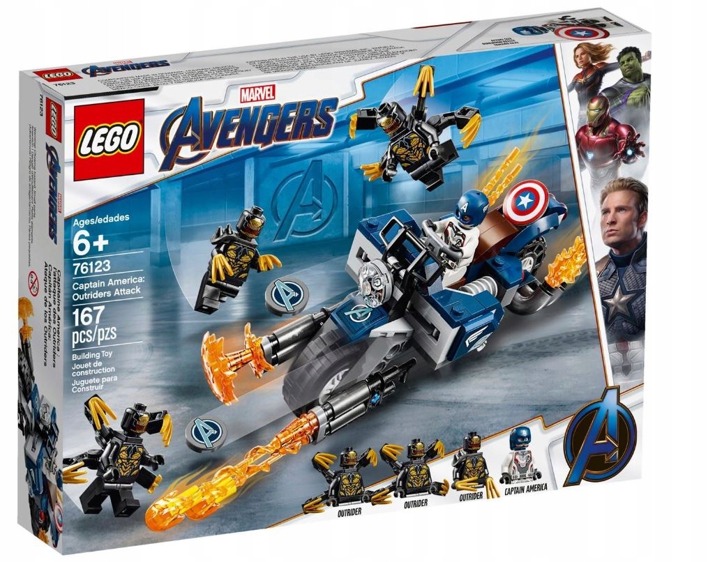 

Lego Heroes 76123 Kapitan Ameryka Marvel