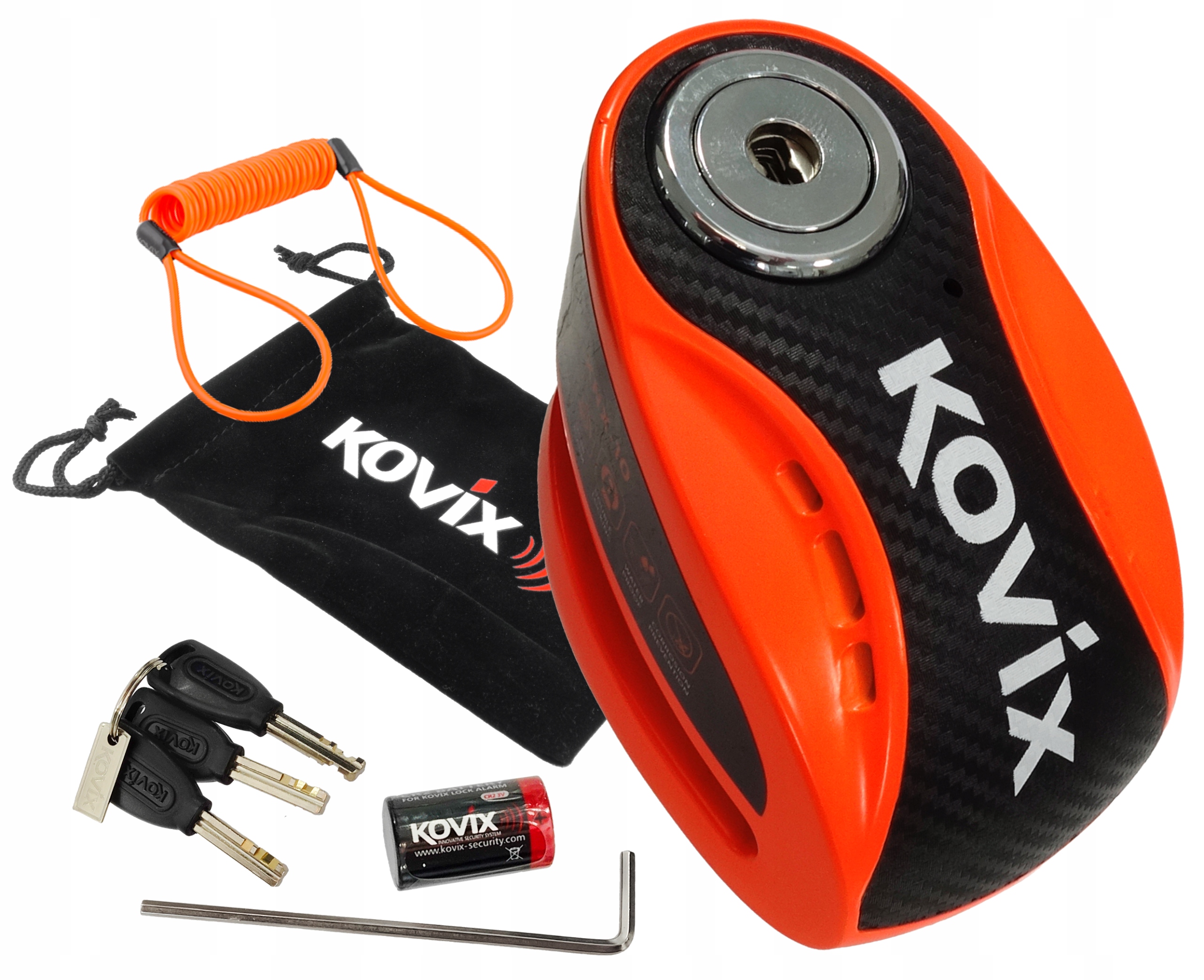 

Blokada Tarczy Z Alarmem 120db Kovix KNX10 +gratis