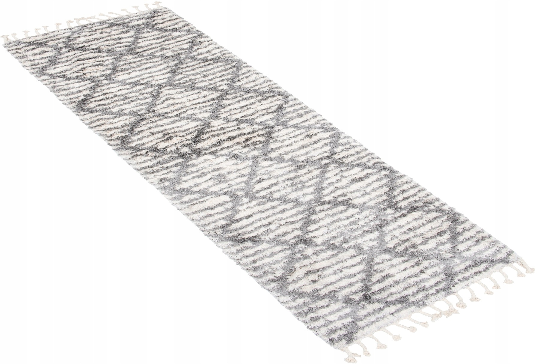 Koberec Behúň Shaggy Aztec 70x300 Strapce Boho w21