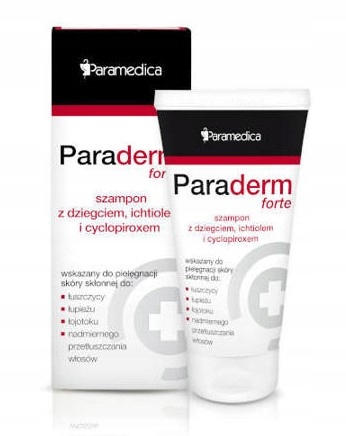 

Paraderm Forte Szampon z dziegciem ichtiolem 150 g