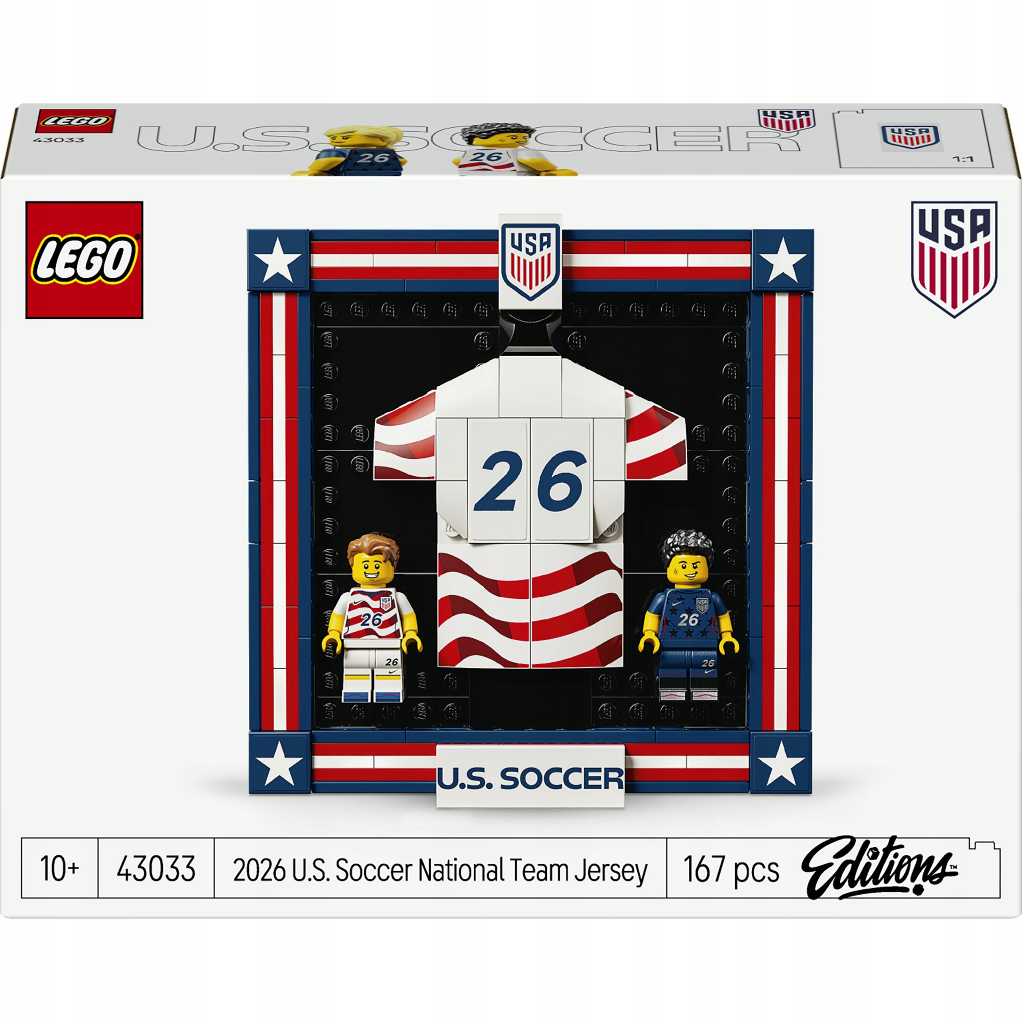 Lego Editions Football 43033 Koszulka piłkarska reprezentacji Usa