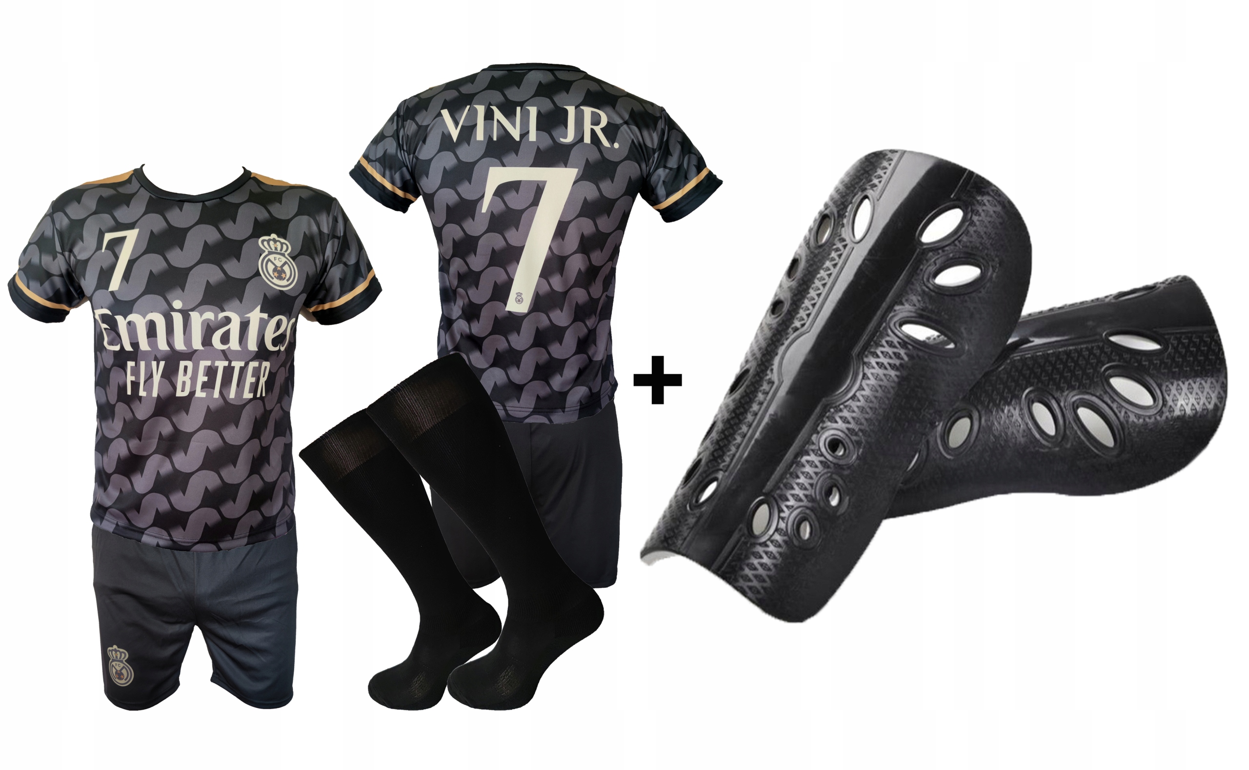 Vini Jr komplet strój piłkarski Madryt r 152