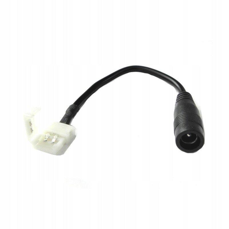 

Złączka do taśmy Led 8mm na kablu do zasilacza DC