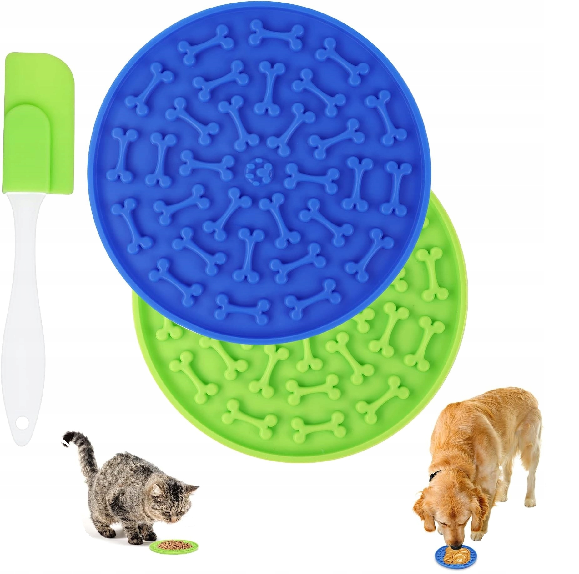 Levně 2X Podložka Miska Na Lízání Pro Psa Kočku Podávání Jídla Na Zeď