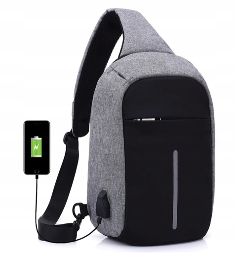

Lekki Plecak Antykradzieżowy Port Usb Power-bank