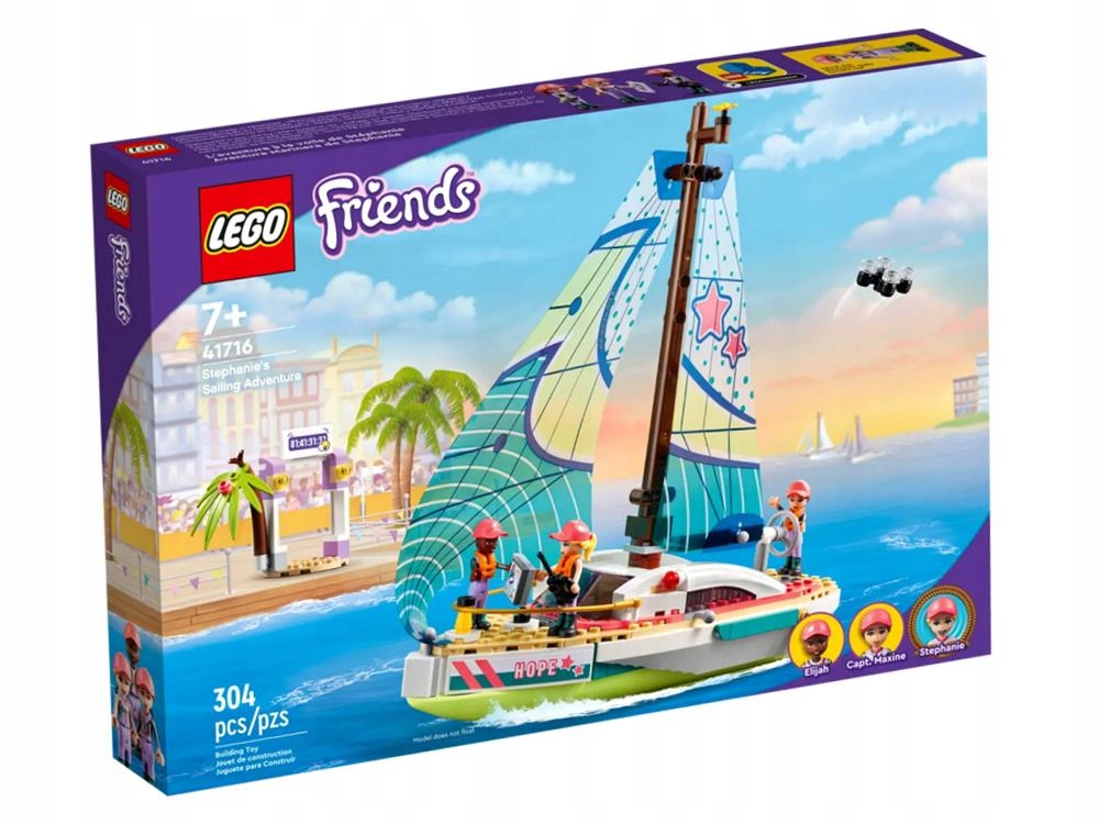 Lego Přátelé. Námořnické Dobrodružství Stephanie 41716