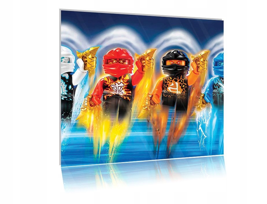 

Obraz szklany na szkle Lego Ninjago 03 50x50