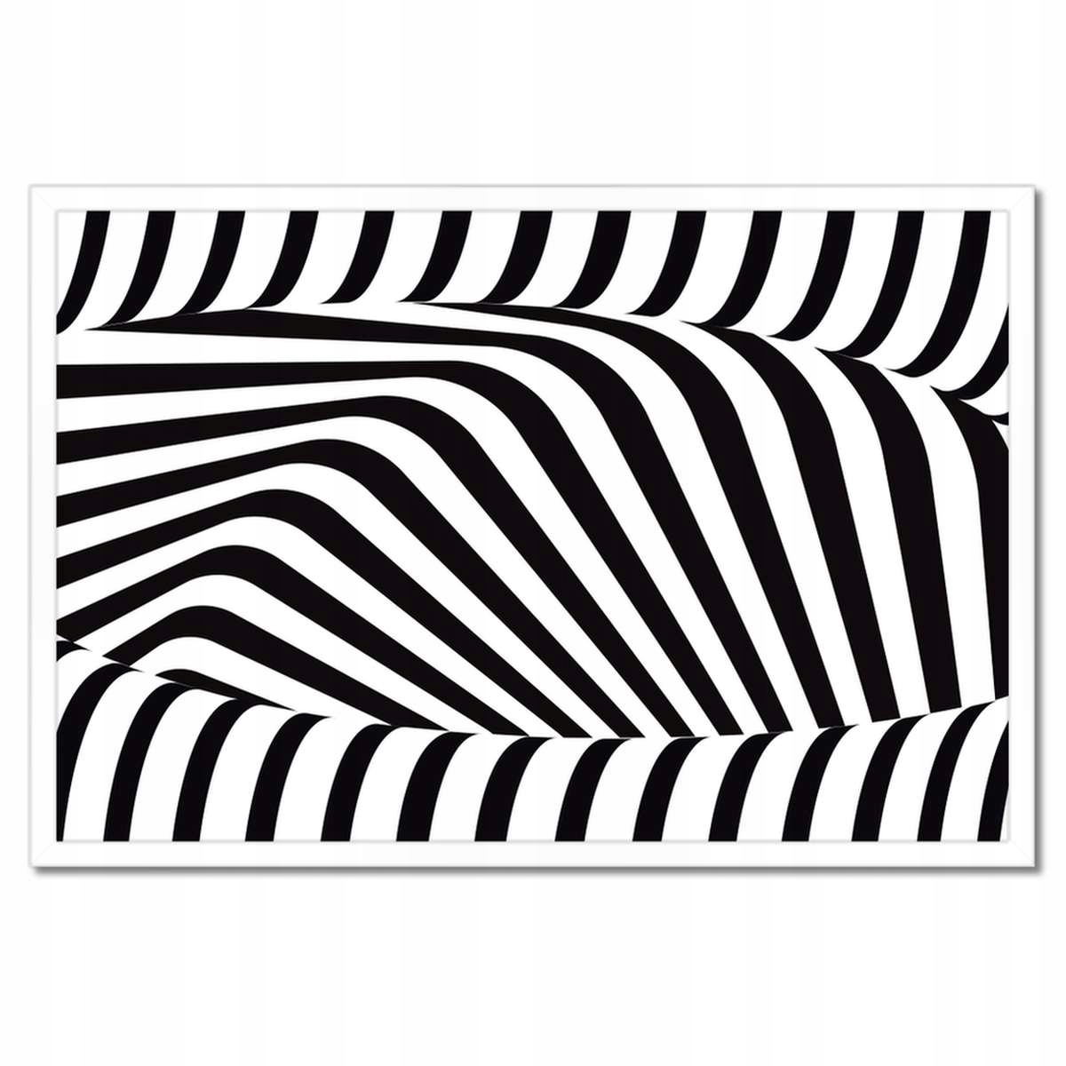 Plakáty v rámu 60x40 Abstrackja černobílá