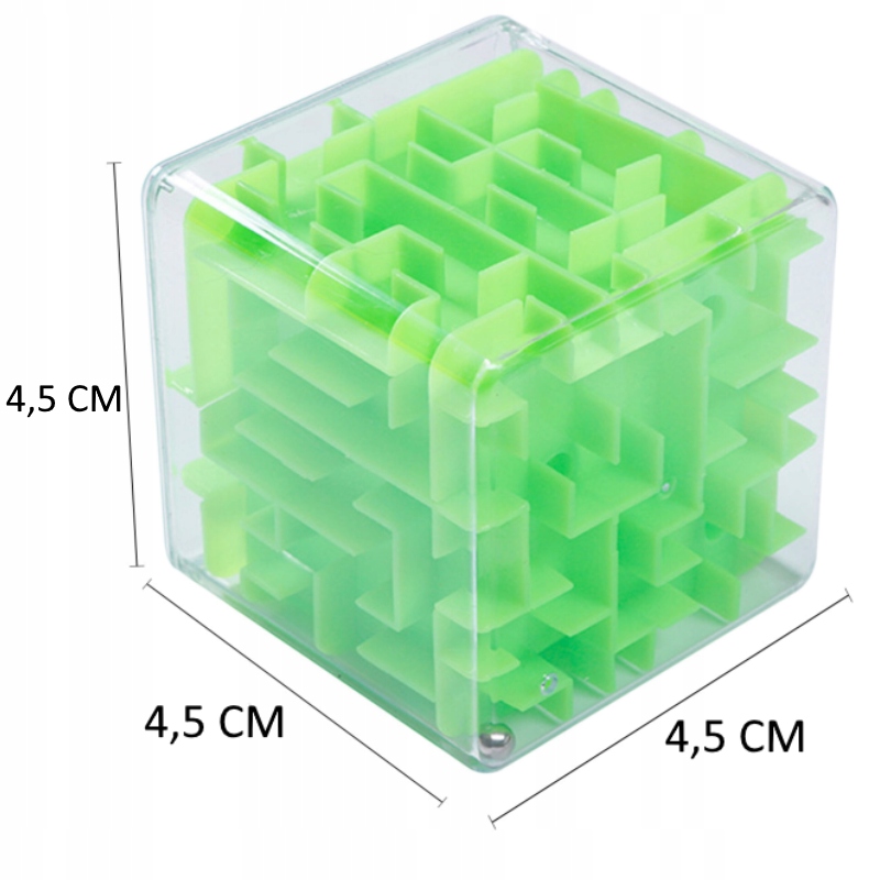 KOSTKA LOGICZNA MINI LABIRYNT 3D ŁAMIGŁOWKA NA REFLEKS Minimalny wiek dziecka 3