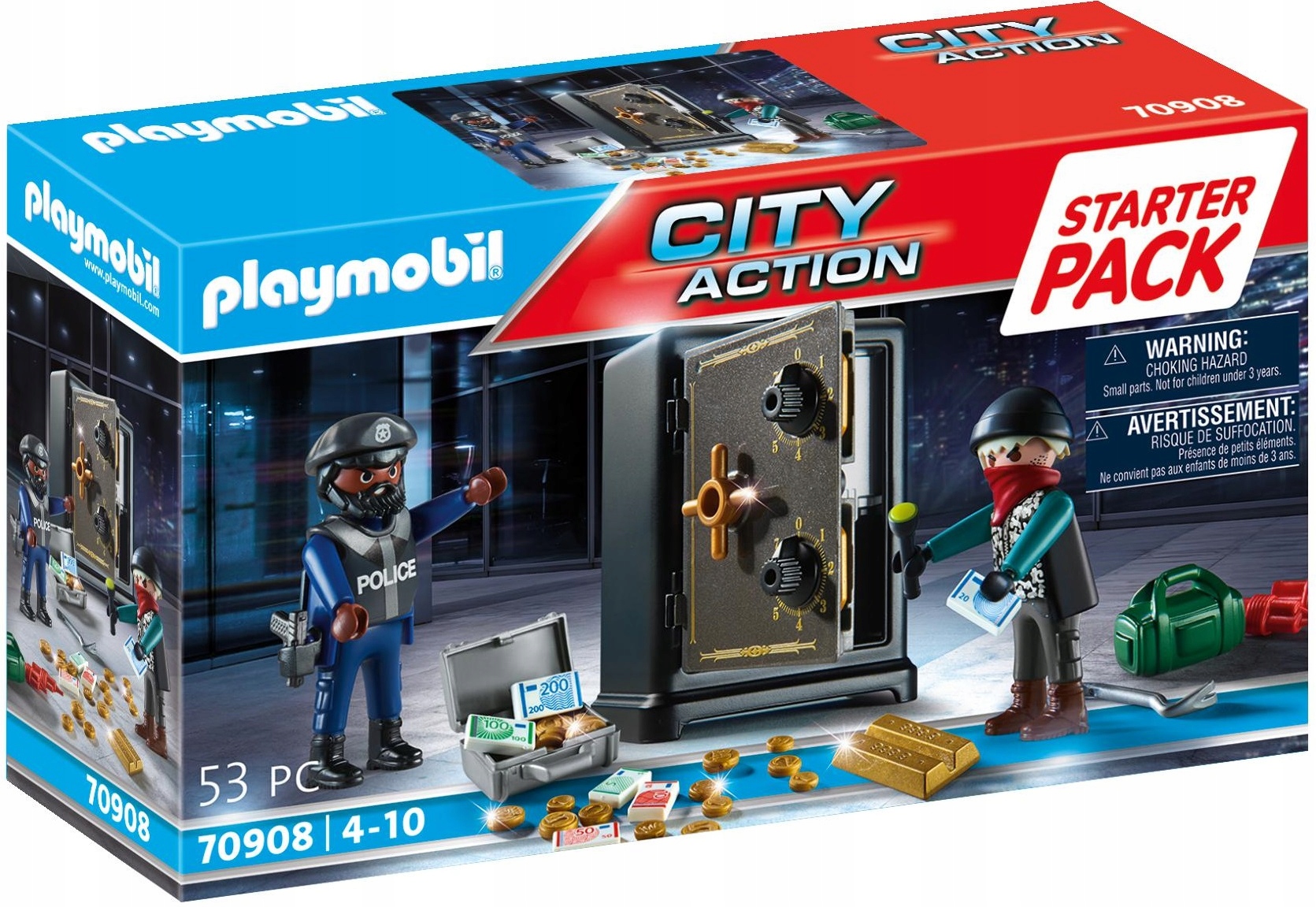 

Playmobil 70908 Starter Pack Włamanie do Sejfu 4+