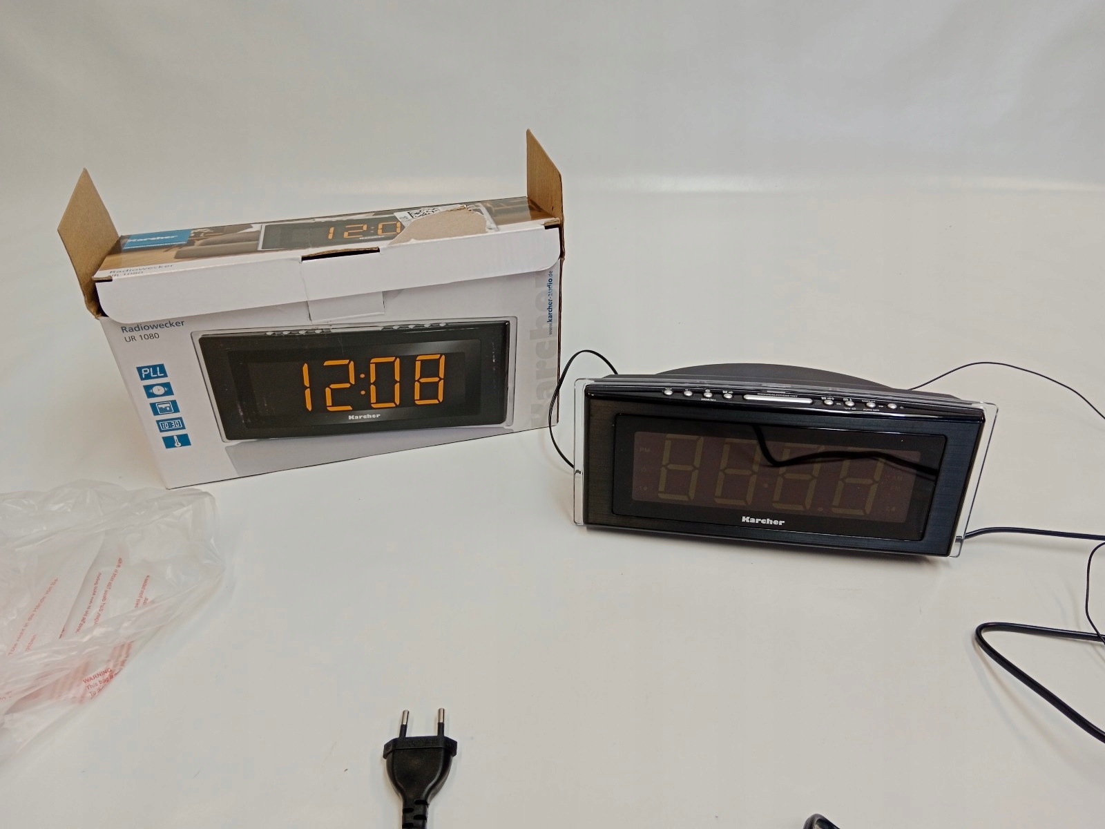 Radiobudzik Karcher UR 1080 RADIO FM Zasilanie sieciowe