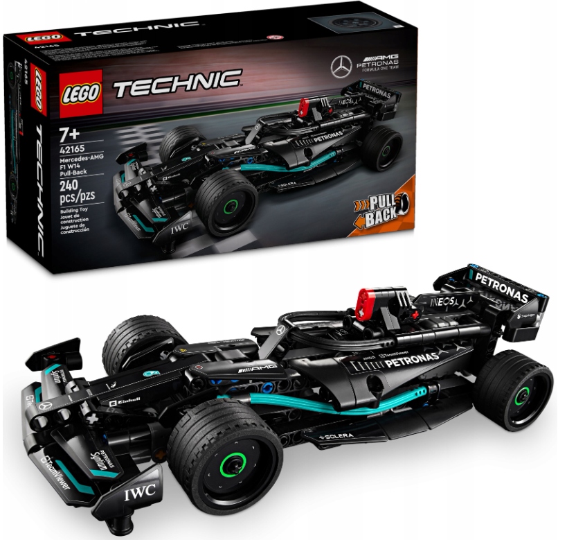 Lego Technic 42165 Mercedes-AMG F1 W14 E Performance Pull-Back závodní auto