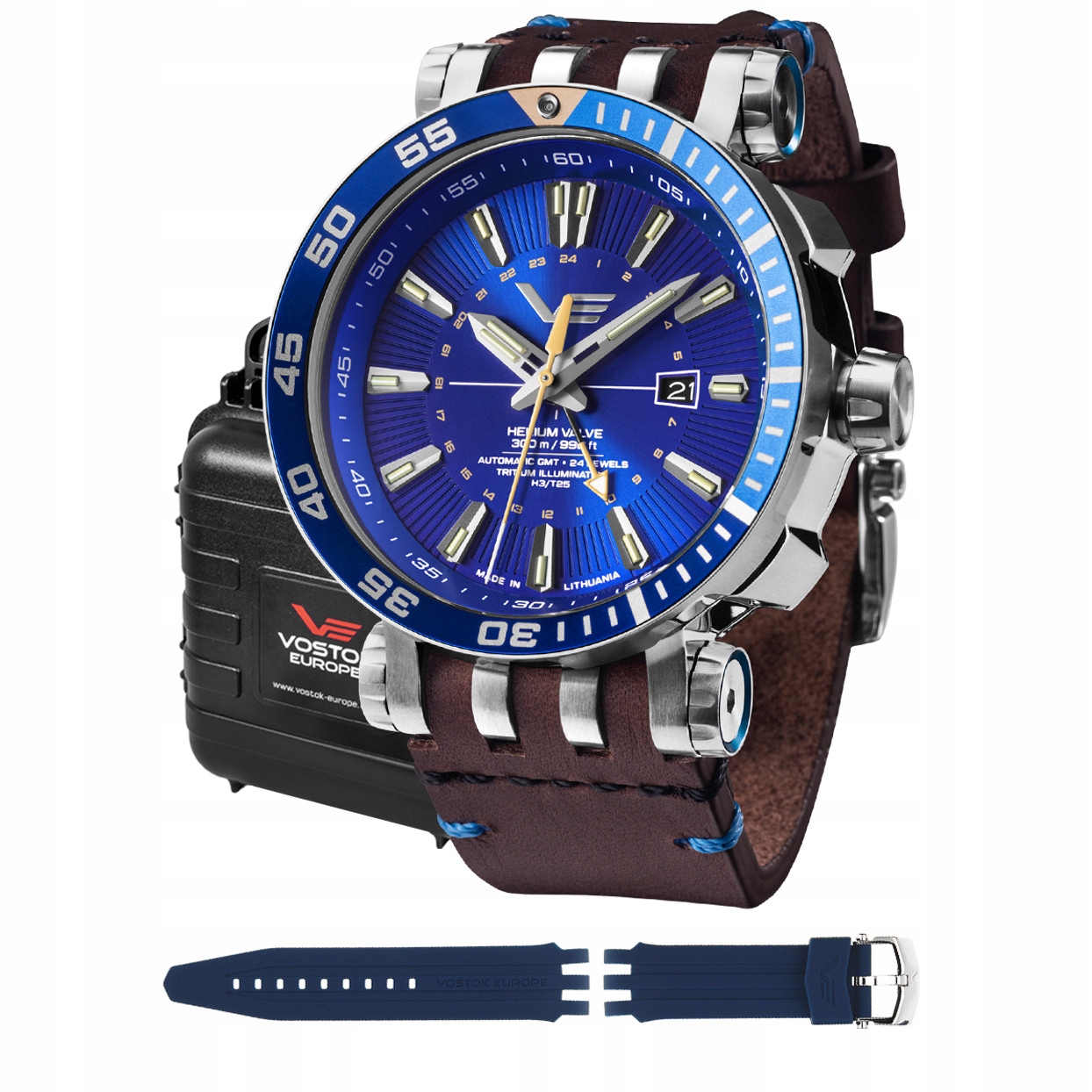 Pánské Hodinky Vostok Europe NH34-575A716 hnědé